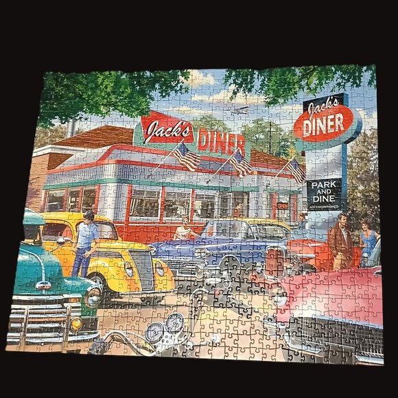 Ravensburger Jack's Diner Jigsaw Puzzle, 750  Pieces - Picture 2 of 2